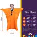 Special Supplies Orange Sensory Body Sock - Stress Relief Cocoon for Boys and Girls - Small 40x27 - Stretchy, Breathable, Safe and Calming - Buy Online on GoSupps.com