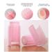 6pcs Self-Adhesive Plastic Hair Rollers for DIY Curly Hairstyle - Pink (3 Sizes) - Buy Online on GoSupps.com
