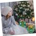 Cabilock Box Shop Decoration Decorative Wall Basket Showcase Adornment Christmas Bag Green 15.00X15.00X15.00CM - Buy Online on GoSupps.com
