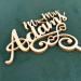 Personalized Wooden Cake Topper | Custom Name Birthday Wedding Baptism & Communion Decoration (Mr & Mrs Last Name) - Buy Online on GoSupps.com