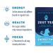 Zest Tea Blue Lady Black Tea - High Caffeine Energy Blend | 135mg per Serving | Keto-Friendly | 15 Sachets - Buy Online on GoSupps.com