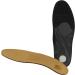 Lenzen Prestige Footbed Insoles - High-Quality Leather Orthopedic Shoe Inserts with Midfoot Support & Heel Cushion - Activated Carbon Beige - Size 45 - Buy Online on GoSupps.com