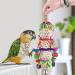 Bissap Conure Toys - Foraging Shredder Hanging Toy with Sola Balls and Bell for Small Parrots, Parakeets, Conures, Cockatiels, Love Birds - Cage Toy - Buy Online on GoSupps.com