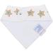 Organic Cotton Dotty Fish Baby Bandana Bibs | Super Absorbent Teething Bibs, Rainbow Stars Design | Girls Boys Unisex, One Size - Buy Online on GoSupps.com