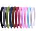 AlamnoFu 11pcs 1.5cm Velvet Hairband for Girls Soft Headbands Vintage Classic Narrow DIY Craft Hair Accessories