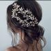 LOVFOIVER Bridal Headpieces for Wedding Rhinestone Bridal Headband  Wedding Hair Accessories for Brides Silver-left