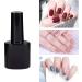 Finger Spire 15-Piece Light-Density Nail Polish Bottle Set | 10ml Empty Bottles Brush Cap Funnel Transfer Pipettes & Syringes for Nail Art Samples - Buy Online on GoSupps.com