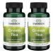 Swanson Green Tea Extract Supplement: 500 MG Green Tea Leaf Powder - Antioxidant Rich Supplements to AidWeight Management - 100 Capsules 2 Pack