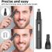 2024 Painless Men's Nose Hair Trimmer | USB Rechargeable Dual Edge Ear & Nose Hair Trimmer - Buy Online on GoSupps.com