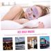 Fomiyes 3ST Half Mask - Reusable Cool/Warm Eye Flaps | Ice Heat Compress Travel Eye Mask - Violet Double-Sided PVC | International Shipping - Buy Online on GoSupps.com