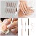 Dual-Ended Rhinestone Picker Doting Pen - Wax Pencil Applicator for Nail Art Jewelry & DIY Crafts - White Acrylic Handle - Buy Online on GoSupps.com