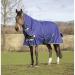 Asker 0g Lightweight Lite Horse Combo Neck Turnout Rug - Navy Blue Navy Blue 7ft0