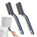 Scrub Brush with Handle - Portable Shower Cleaning Brush Tile Scrub Brush Comfortable Grip Tile Floor Scrubber Floor Scrubbing Brush for Bathroom Kitchen Living Room Blue