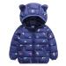 Baby Winter Coats with Hooded Light Puffer Jacket Infants Padded for Kids Boys Girls Blue 3-4 Years Navy Blue 3-4 Years