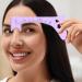 lyanny Eyebrow ruler eyebrow template eyebrow templates for women eyebrow shape ruler quick eye makeup tool reusable eye makeup aid for women and lilac - Buy Online on GoSupps.com