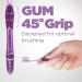 GUM 525E Deep Clean Toothbrush - Compact Head, Soft Bristles - 3 Count - Buy Online on GoSupps.com