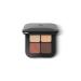Kiko Milano Bright Quartet Eyeshadow Palette 03 |Palette with 4 baked eyeshadow for dry and wet application Burgundy Variations 1 piece (1 Pack)