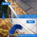 tesrgre Gutter Cleaning Brush Roofing Tool with Telescopic Extendable Pole 8.2Ft Guard Cleaner Tool Easy Remove Leave blue - Buy Online on GoSupps.com