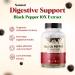Black Pepper 10X Extract Tablets - Piper Nigrum, 15mg - 95% Piperine - Black Pepper Supplement Tablets - Natural Antioxidant Support - 30 Tablets - Buy Online on GoSupps.com