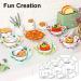 3Pc Acrylic Bowl Cozy Template Cutting Ruler Set for DIY Kitchen Art Craft - White - Buy Online on GoSupps.com