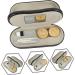 Buy Sewoart 1 Set Versatile Glasses Case | Travel Size PU Leather Showcase for Glasses & Colored Contacts | Includes Mirror | 15.8x7.4cm - Buy Online on GoSupps.com