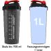 Rockitz Rockitshaker 1000ml Protein Shaker - Leak-proof BPA Free Patented Mixing System - Ideal for Fitness & Whey Protein Shake - Red & Black - Buy Online on GoSupps.com