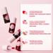 4 Colors Lip Tint Stain Set - Long Lasting Korean Lip & Cheek Tint - Waterproof Mini Liquid Lipstick with Plumping Gloss - Vivid Apple, Watermelon & Strawberry Shades - Buy Online on GoSupps.com