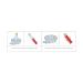 HNR 2 Pack Red Silicone Glass Baby Bottle Cover | Protective Sleeve - Buy Online on GoSupps.com