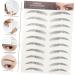 Mipcase 36 Pcs Eyebrow Stickers Waterproof Makeup Eyebrows Temporary Brow Tattoos Black Eyebrow Pretty 4d - Buy Online on GoSupps.com
