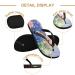 Buy Mnsruu Flower & Butterfly Flip-Flops - Multicolored Perfect for Home Hotel Spa & Travel - Unisex M & L Sizes - Buy Online on GoSupps.com