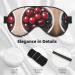 SSIMOO Fresh Cherry Sleep Mask - Adjustable Breathable & Fashionable Eye Mask for Comfortable Sleep - International Shipping Available - Buy Online on GoSupps.com