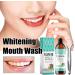 Coconut Mint Mouthwash for Whitening Teeth & Fresh Breath | Gum Care Set + Tongue Scraper | 100 ml - Buy Online on GoSupps.com
