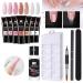 Acrylic Nail Shape Set Dual-Ended Nail Brush & Clip | Fast Nail Extensions #02 | Polygel Tips - Buy Online on GoSupps.com