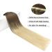 Doores Real Hair Extensions Clip In - Ash Brown to Platinum Blonde 22 Inch (55cm) 150g Remy Hair Thick Natural Look - Buy Online on GoSupps.com