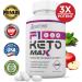 F1 Keto Max 1200MG Pills with Apple Cider Vinegar & goBHB - Advanced Ketogenic Supplement for Ketosis Support - 60 Capsules - for Men & Women - 1 Pack - Buy Online on GoSupps.com