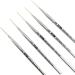 ZEM Brush Golden Taklon Mini Detail Brush Set - Liner 20/0, Mini Liners 10/0 & 5/0, Details 10/0 - Professional Fine Tip Brushes - Buy Online on GoSupps.com