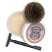 Lather & Wood Bay Rum Shaving Soap - Luxury Tallow Cream for Wet Shaving - Dense Lather & Amazing Scent - 4.6 oz - Buy Online on GoSupps.com