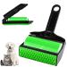 Stick it roller 2 pieces of silicone reusable lint roller stick it animal hair remover stick it lint roller for animal hair car seats carpets clothing