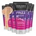 Frizz Ease Cream 6oz - Straight Fixation Styling Cream Hair Styling Cream For Smooth Styles Bundled With Wooden Comb Lightweight Formula Heat Protection Pack Of 6