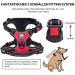 POPOT No Pull Dog Harness | Reflective Pet Vest for Daily Training & Walking | Control Handle | Red Medium - Buy Online on GoSupps.com