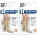 Truform Surgical Stockings | 18 mmHg Compression | Knee High | Open Toe | Beige | X-Large (Pack of 2) - International Shipping Available - Buy Online on GoSupps.com