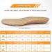 Orthopedic Arch Support Insoles for All-Day Comfort - Breathable Leather Shoe Inserts for Men & Women | Plantar Fasciitis Relief | Size 11-11.5 - Buy Online on GoSupps.com