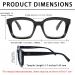 HIYANJN Caeyer Blue Light Blocking Glasses - Stylish Square Glasses for Men & Women | Reduce Eye Strain & Improve Comfort - Buy Online on GoSupps.com