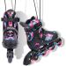 FIHUNY Adjustable Inline Skates for Kids and Adults with Light Up Wheels Roller Blades Skates for Girls and Boys Women C pink Large-Youth & Adult(4-7 US) - Buy Online on GoSupps.com