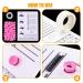 200 PCS Glue Rings Lash Extension & Flower Cup Holder - Pink Easy Fan Lash Rings for Volume Lash Extensions - Eyelash Extension Supplies - Buy Online on GoSupps.com