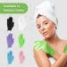 Exclaim Beauty Exfoliating Gloves - Dual Texture Bath Gloves for Shower, Spa & Massage - Dead Skin Remover with Adjustable Straps - Single Light Green - Buy Online on GoSupps.com