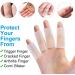 Sumifun Finger Sleeves - 8PCS Gel Thumb & Finger Tubes for Arthritis & Trigger Finger Pain - Silicone Protectors for Sports & Cracked Fingers (4 Pairs) - Buy Online on GoSupps.com