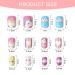 48 Pcs Girls Press On Nails Set - Cute Children Gift Nail Art Decoration (Girl Theme) - Buy Online on GoSupps.com