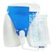 Urine Collection Bag Portable Silicone Female Urinal with Leak Proof Catheter and Drainage System for Female Incontinence bedridden Patients (Female)