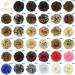 Hair Bun Hairpiece for Women Synthetic Hair Bun Messy Chignon Ponytail Hair Extensions Elastic Rubber Band Scrunchies for Women Blonde Brown Wave Bun Hair Chignons(Q-M2-33) - Buy Online on GoSupps.com